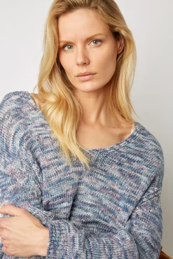 Pull Chine En Coton Multico Lipstick - Lexia