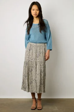 Pull Col Rond Ajoure Jeans - Loreen
