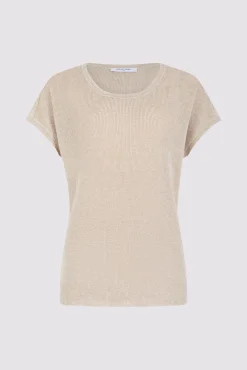 Pull Manches Courtes Irise Beige - Letsie