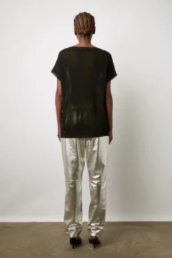 Pull Manches Courtes Noir - Letsie