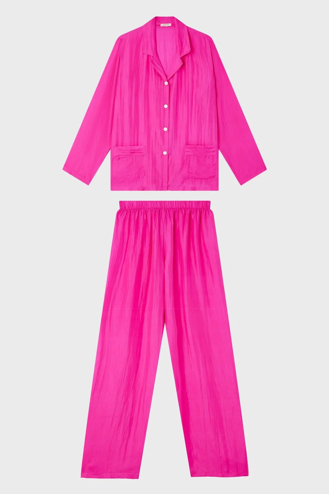 Pyjama En Soie - Fuchsia