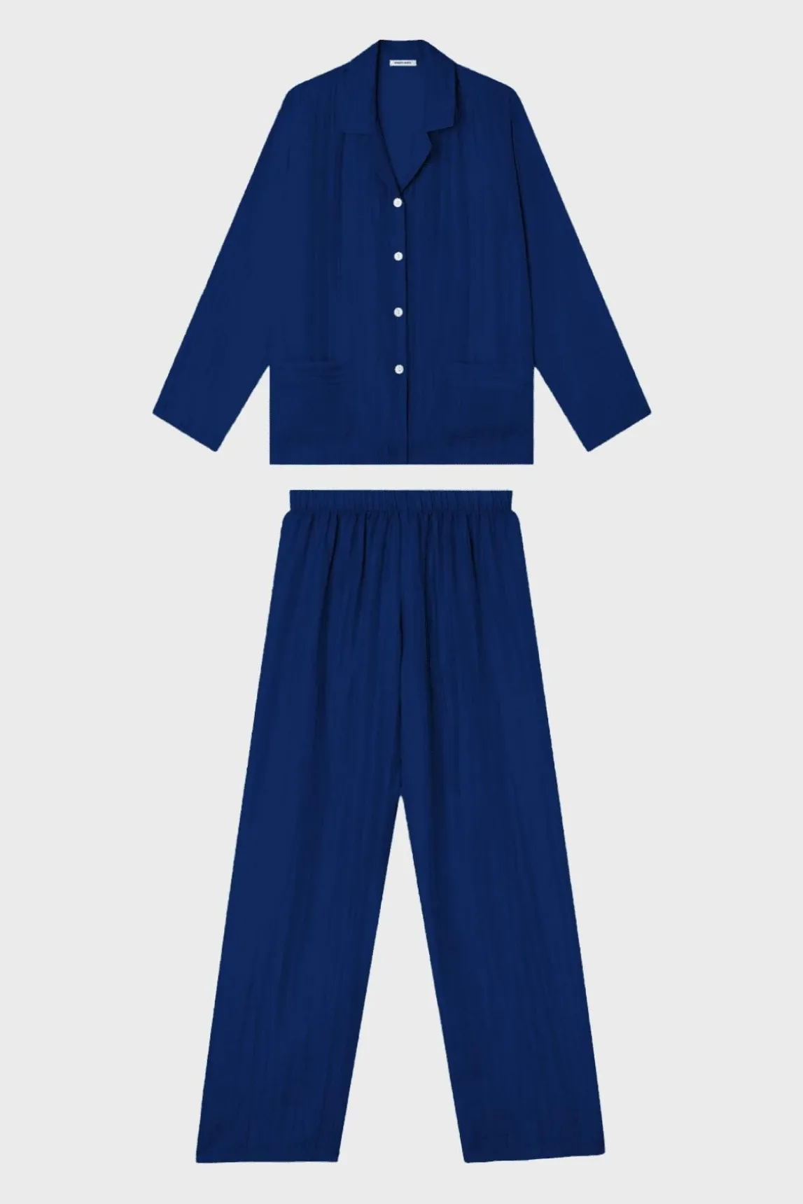 Pyjama En Soie - Marine