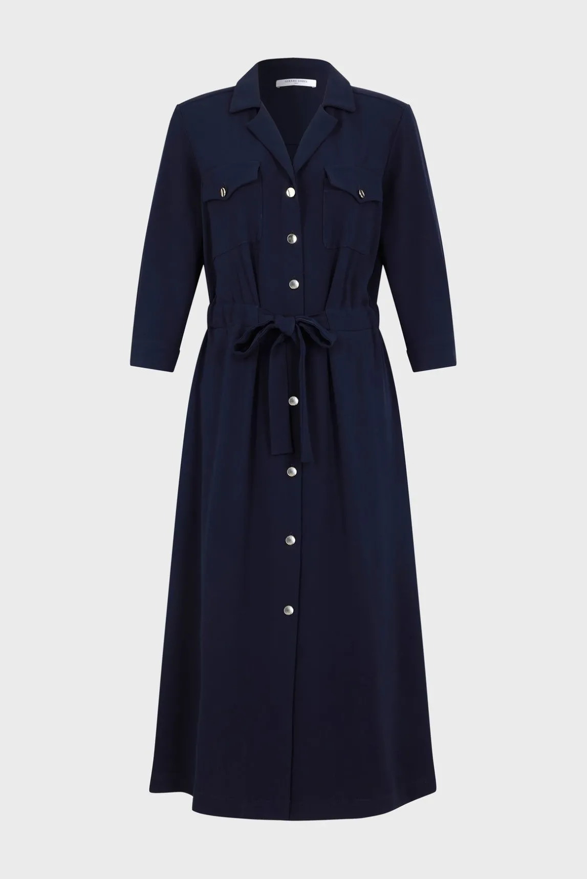 Robe Chemise Fluide Marine - Ezra