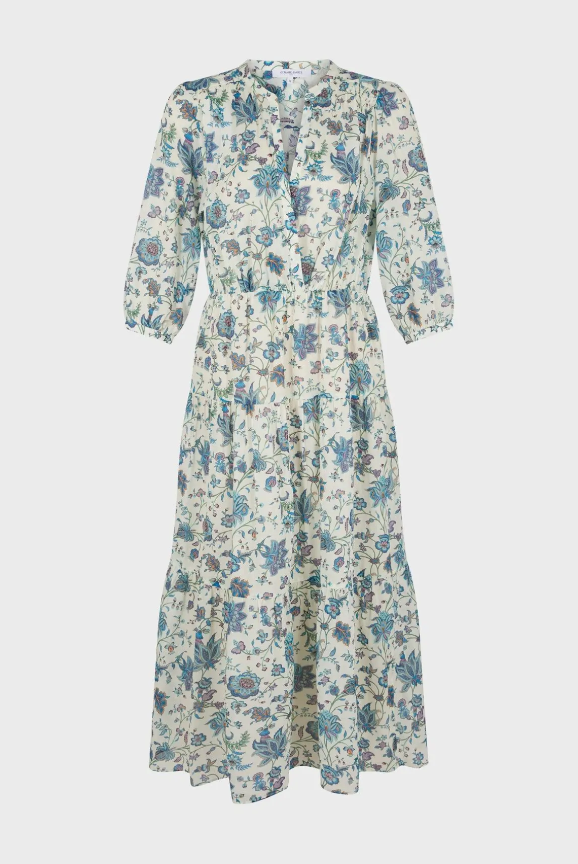 Robe Longue Cintree Ecru - Elysee