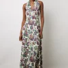 Robe Longue Dos Nu Ecru - Elwina