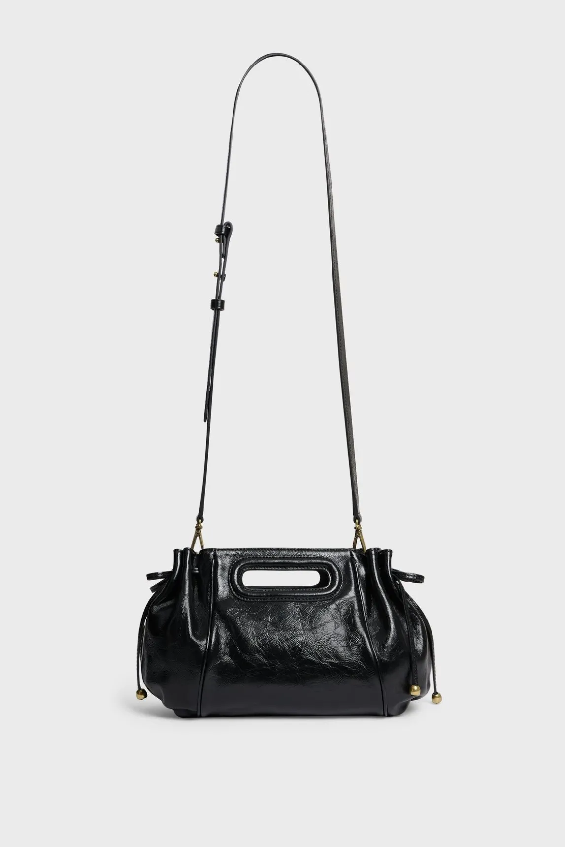 Sac A Main En Cuir Effet Froisse - Mini Dany