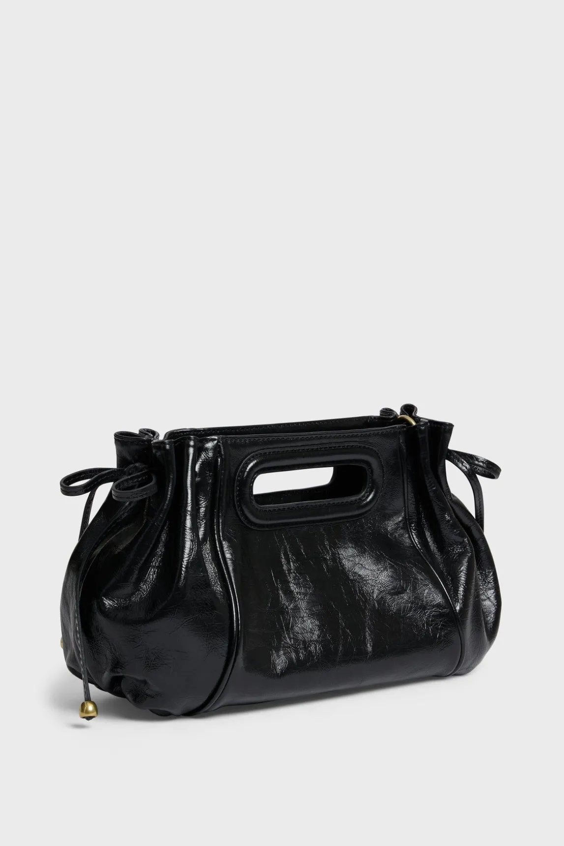 Sac A Main En Cuir Effet Froisse - Mini Dany