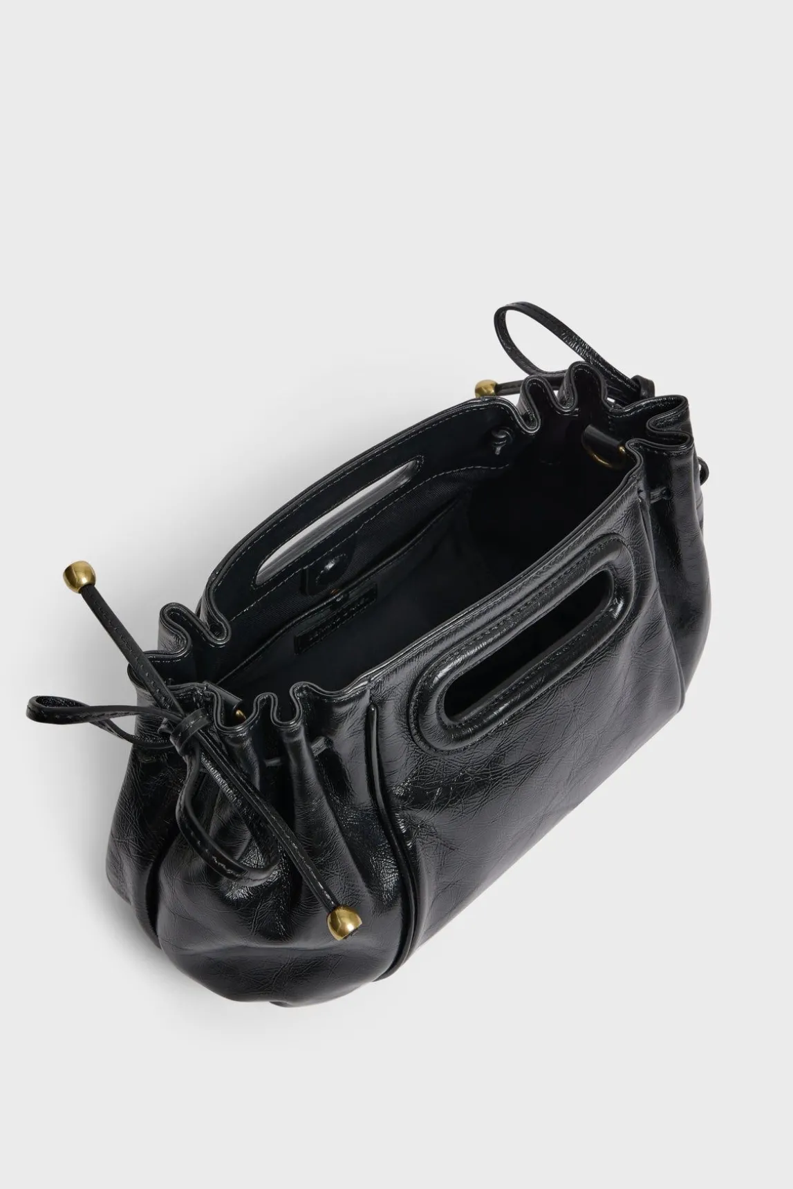 Sac A Main En Cuir Effet Froisse - Mini Dany