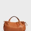 Sac A Main En Cuir Femme Camel Le 24H
