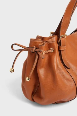 Sac A Main En Cuir Femme Camel Le 24H