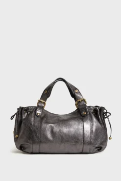 Sac A Main En Cuir Metallique - 24H