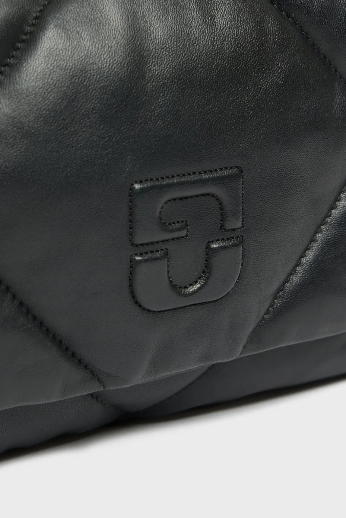 Sac Bandouliere Cuir Matelasse Noir - Fanny