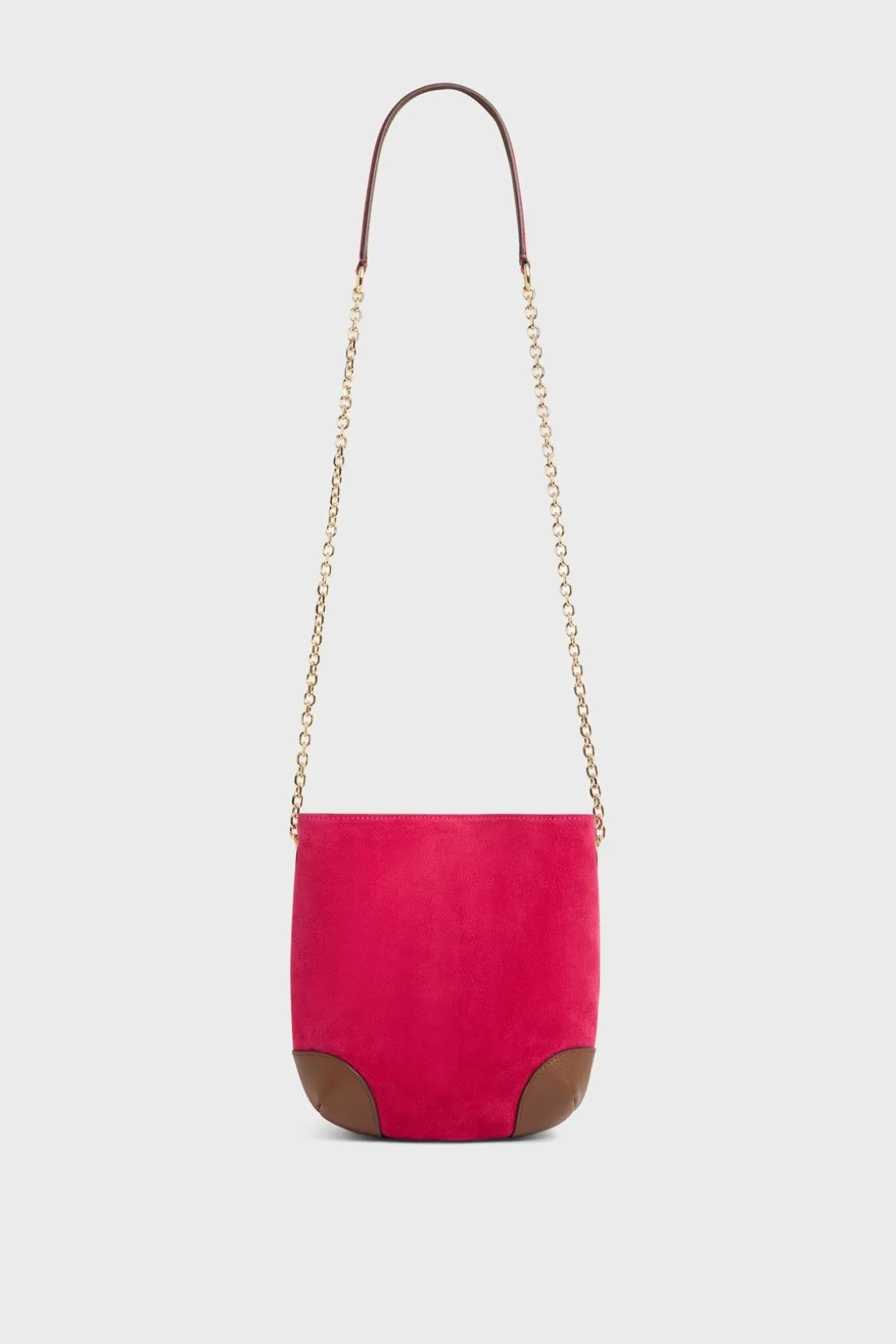 Sac Bandouliere En Cuir Rose - Mini Charlotte