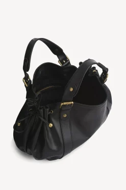 Sac En Cuir De Veau Noir - Le 24H
