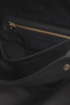 Sac En Cuir De Veau Noir - Le 24H