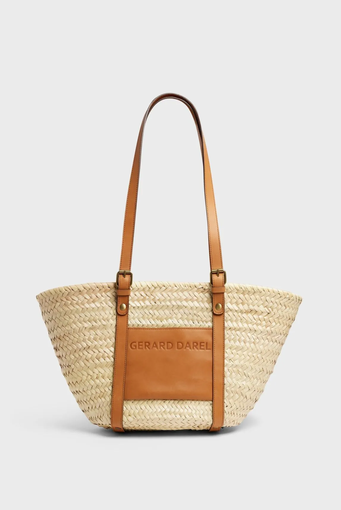 Sac En Palme Et Cuir Naturel - Colette