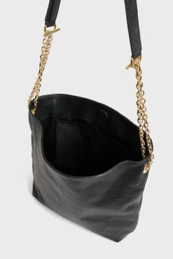 Sac Hobo En Cuir Femme Noir Le Charlotte