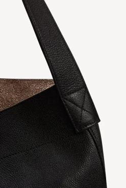 Sac Hobo En Cuir Graine Noir - Lady