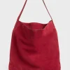 Sac Hobo En Cuir Velours Grenade - Lady