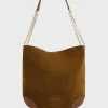 Sac Hobo En Cuir Velours - Le Charlotte