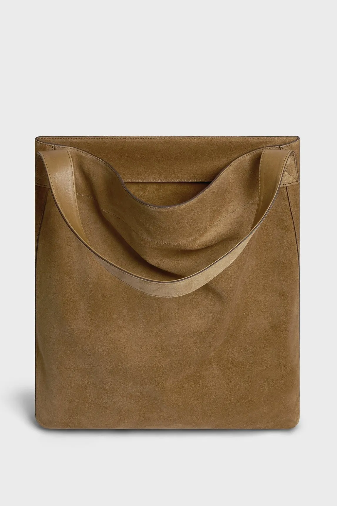 Sac Hobo En Cuir Velours Ble - Lady