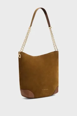 Sac Hobo En Cuir Velours - Le Charlotte
