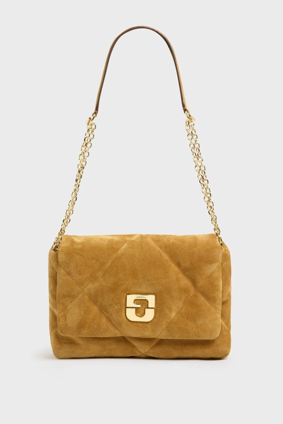 Sac Porte Travers En Cuir Velours Matelasse - Le Fanny