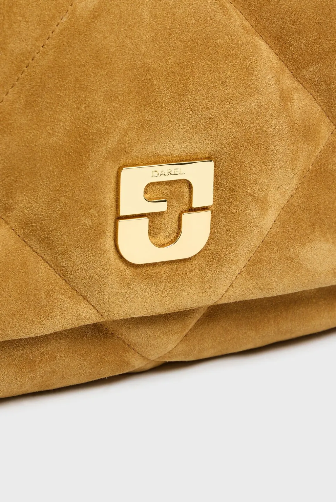 Sac Porte Travers En Cuir Velours Matelasse - Le Fanny