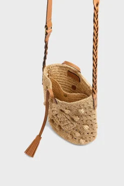 Sac Travers En Raphia Ficelle - Trinity