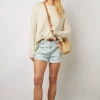 Short Frange A Monogramme Bleu Ciel - Farel