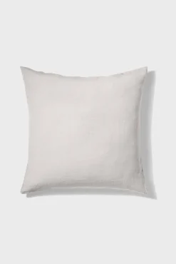 Taie D'Oreiller En Lin Lave - Gris Perle