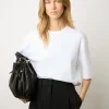 Tshirt Col Rond En Coton Ecru - Miray