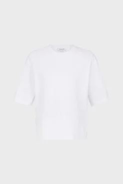 Tshirt Col Rond En Coton Ecru - Miray