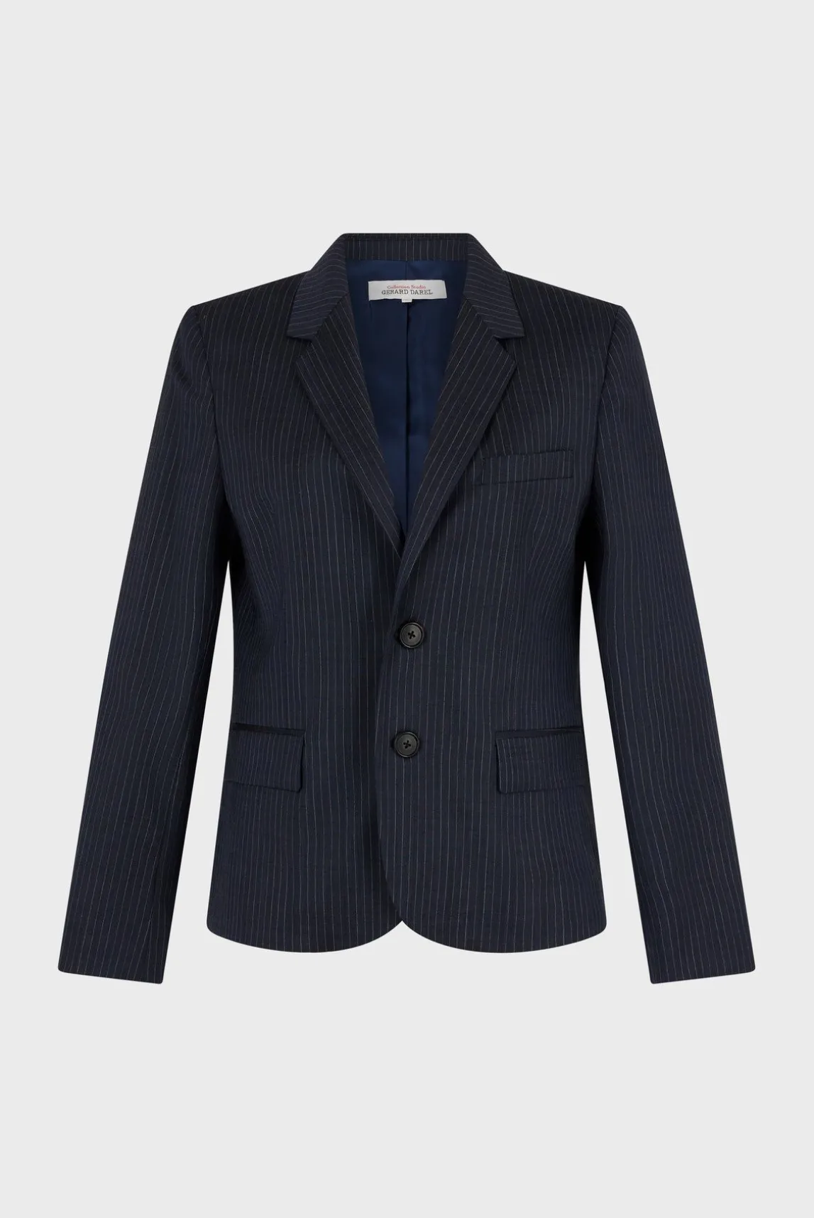 Veste De Tailleur A Rayures Marine - Eddie