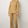 Veste En Chevre Velours Sable - Joyce
