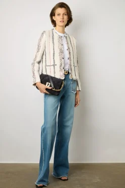 Veste En Tweed Multicolore Naturel - Bonnie